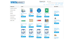 Desktop Screenshot of frysdirect.com